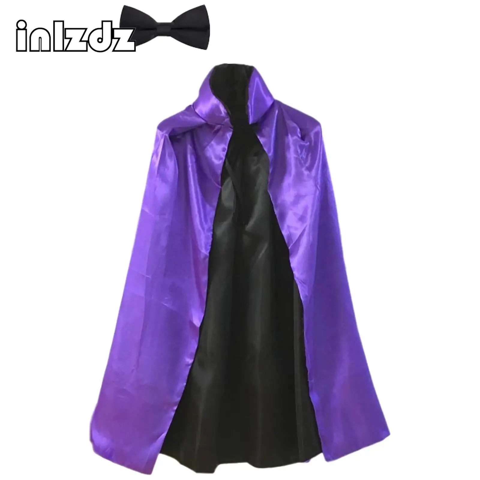 Funny Cute Witch Cape Wizard Vampire Full Length Cloak+Colored Bows Adorned Braids Hair Hoop Halloween Christmas Costume Set
Funny Cute Witch Cape Wizard Vampire Full Length Cloak+Colored Bows Adorned Braids Hair Hoop Halloween Christmas Costume Set