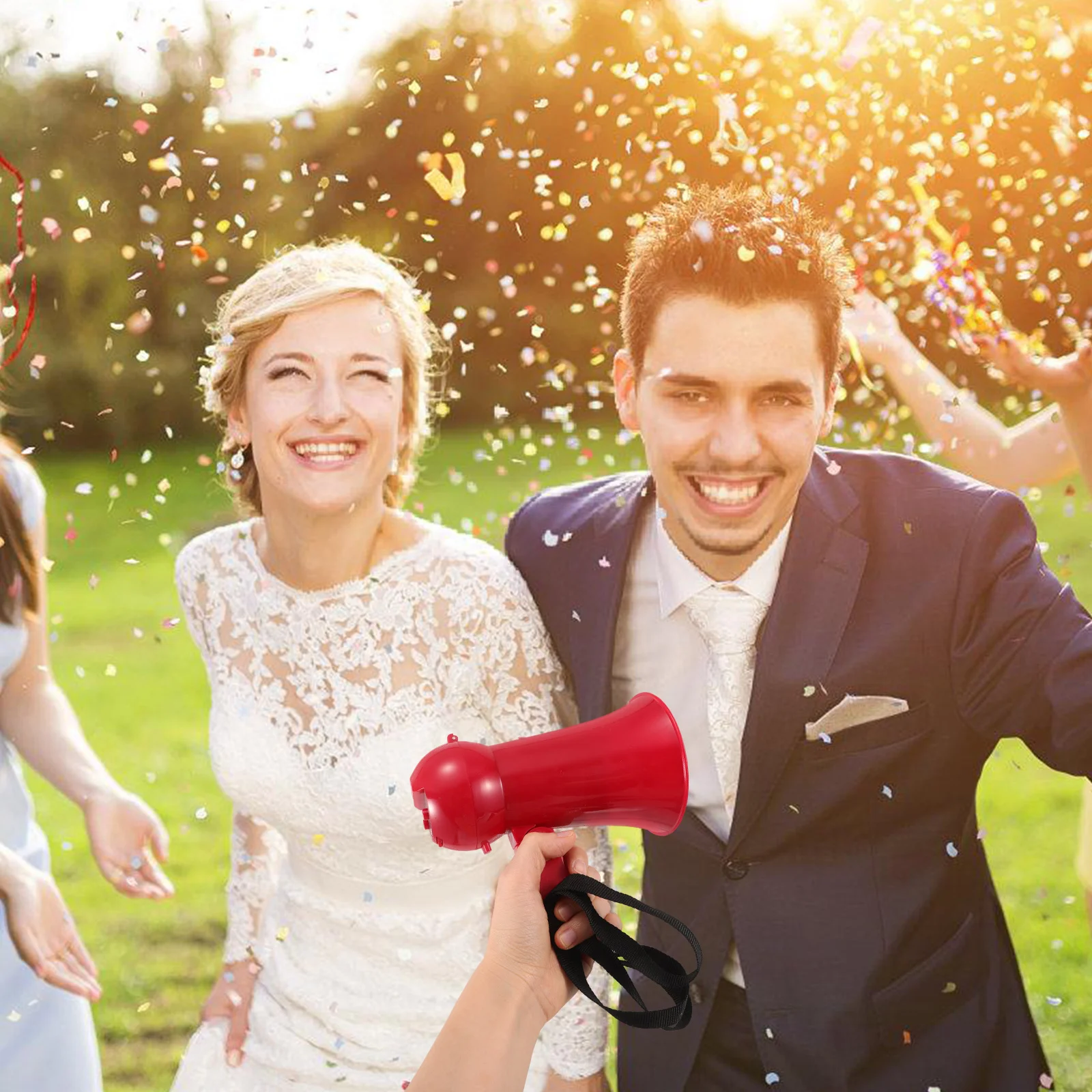 Plastic Red Wedding Megaphone Speaker Groomsmen Party Kissing Trumpet Blow Horn Toy Loud Sound Amplifier Portable Mini Bullhorn
Plastic Red Wedding Megaphone Speaker Groomsmen Party Kissing Trumpet Blow Horn Toy Loud Sound Amplifier Portable Mini Bullhorn