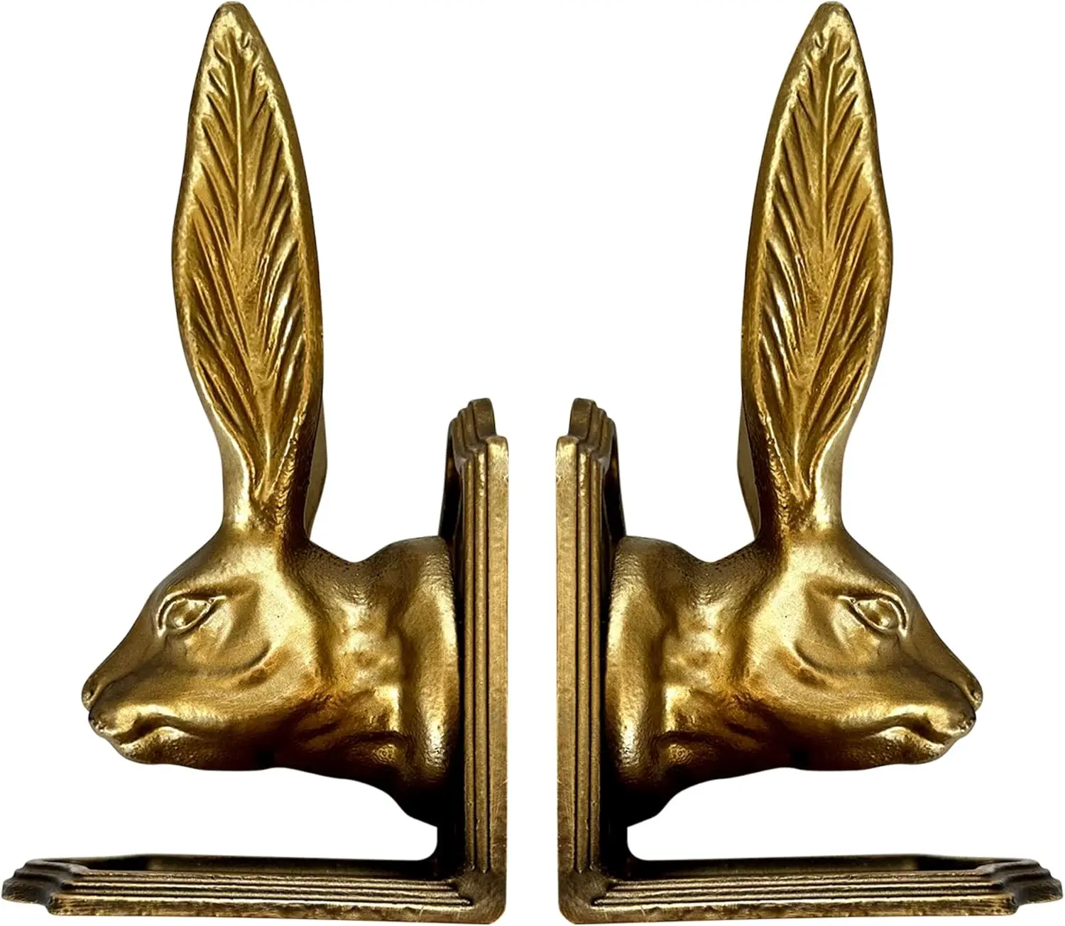 Rabbit Decorative Bookend Set, 100% Iron, 4.7" x 4" x 8.6" Heavy Bookends
Rabbit Decorative Bookend Set, 100% Iron, 4.7" x 4" x 8.6" Heavy Bookends