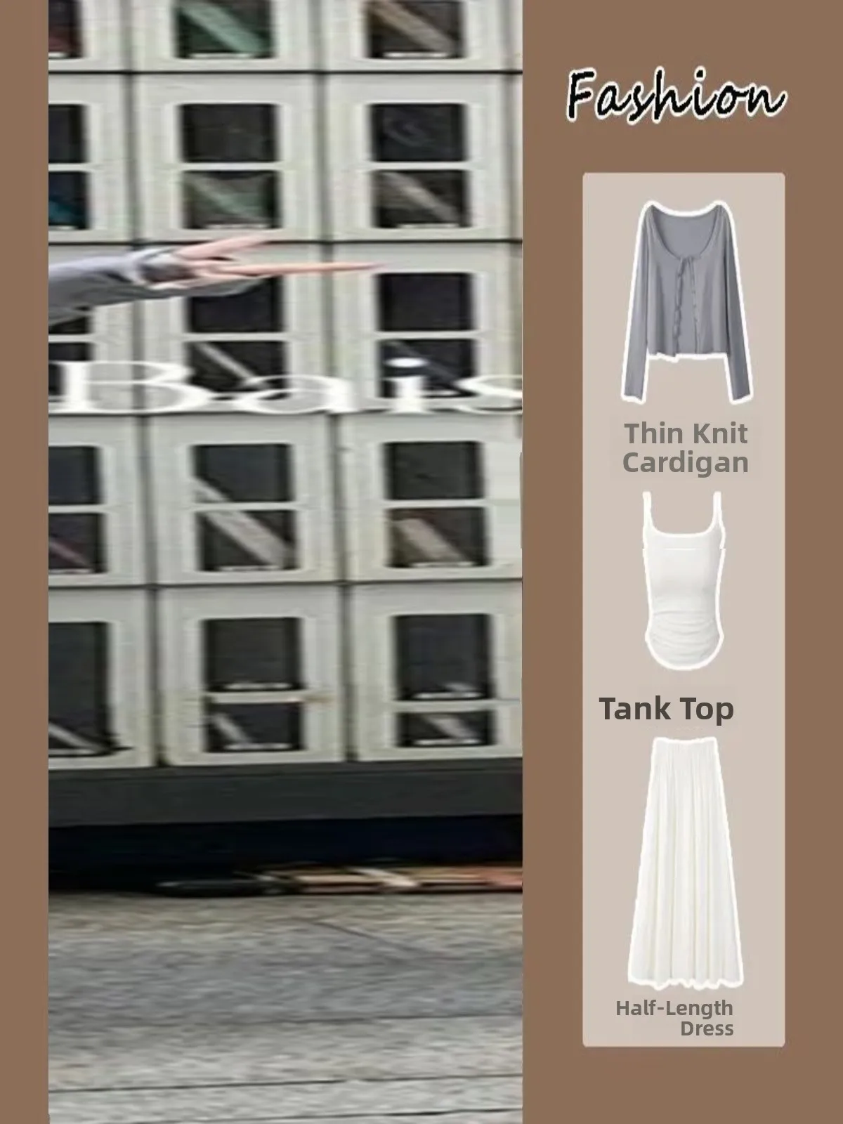 Slimming Gentle Wind Thin Long Sleeve Open Cardigan Three Piece Set Women's Spring Summer High Waist Dress Tank Top
Slimming Gentle Wind Thin Long Sleeve Open Cardigan Three Piece Set Women's Spring Summer High Waist Dress Tank Top