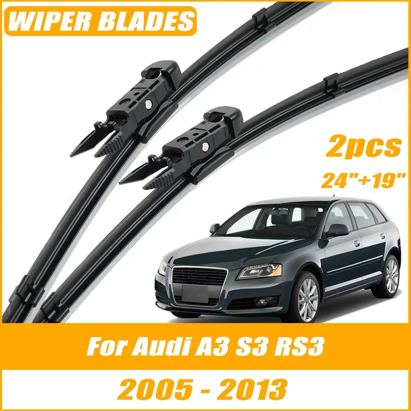 2pcs Wiper Front Wiper Blades For Audi A3 S3 RS3 2005-2013 Windshield Windscreen Clean Window Car Rain Brushes 24"+19"
2pcs Wiper Front Wiper Blades For Audi A3 S3 RS3 2005-2013 Windshield Windscreen Clean Window Car Rain Brushes 24"+19"