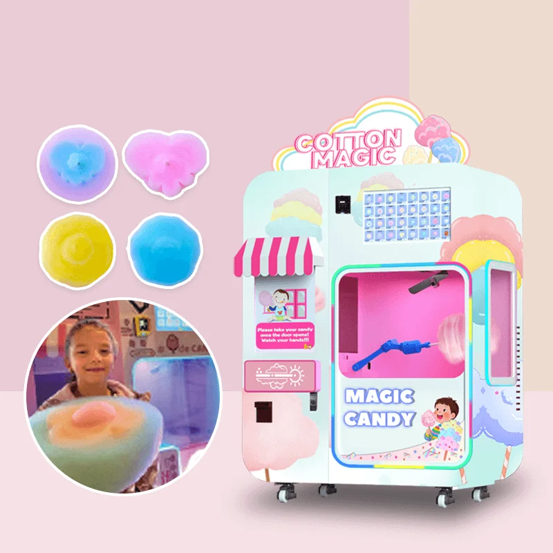 Cotton Candy Vending Machine Automatic Candy Floss Maker for Commercial Use Street Vending and Events Fast and Efficient
Cotton Candy Vending Machine Automatic Candy Floss Maker for Commercial Use Street Vending and Events Fast and Efficient