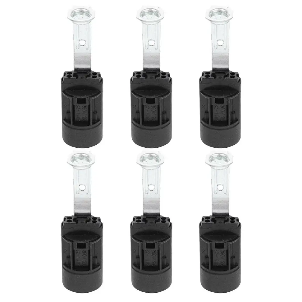 6 Pcs Lamp Holder E14 Socket Bulb Replacement Parts Hanging Light Fixture Household Screw Outlet Plastic Metal Stable
6 Pcs Lamp Holder E14 Socket Bulb Replacement Parts Hanging Light Fixture Household Screw Outlet Plastic Metal Stable