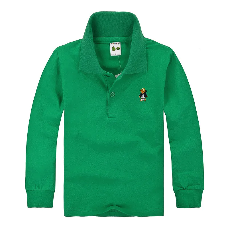 Children's Solid Color POLO Shirt Boy Handsome Fashion Sports Long Sleeve Sweatshirts Girl Casual Cotton Tops Kids Clothes 3-14Y
Children's Solid Color POLO Shirt Boy Handsome Fashion Sports Long Sleeve Sweatshirts Girl Casual Cotton Tops Kids Clothes 3-14Y