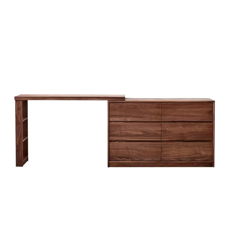 North American black walnut dresser chest integrated bedroom end of bed storage retractable corner
North American black walnut dresser chest integrated bedroom end of bed storage retractable corner