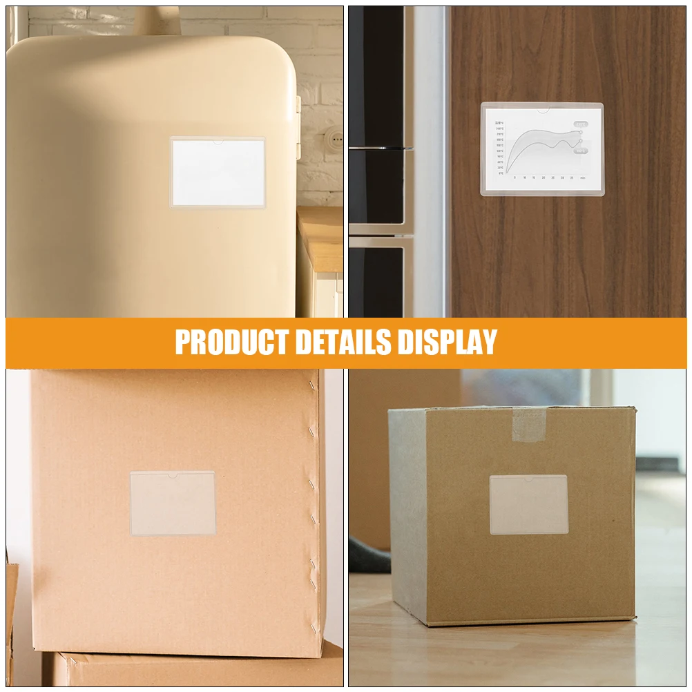 5 Pcs Adhesive Card Holder Self Label Holders DIY Business Cards Practical Plastic Index Clear Labels Pockets Clip
5 Pcs Adhesive Card Holder Self Label Holders DIY Business Cards Practical Plastic Index Clear Labels Pockets Clip