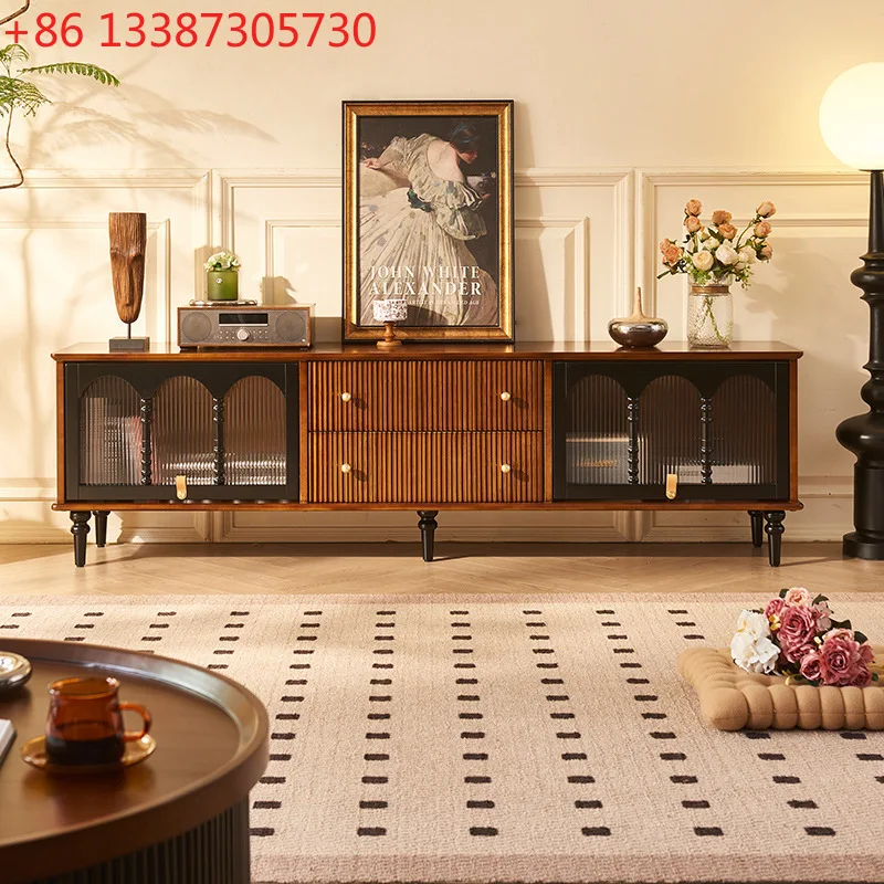 Французский винтажный телевизионный шкаф из массива дерева с ящиками, настенный аудио-видео шкаф для гостиной
Французский винтажный телевизионный шкаф из массива дерева с ящиками, настенный аудио-видео шкаф для гостиной