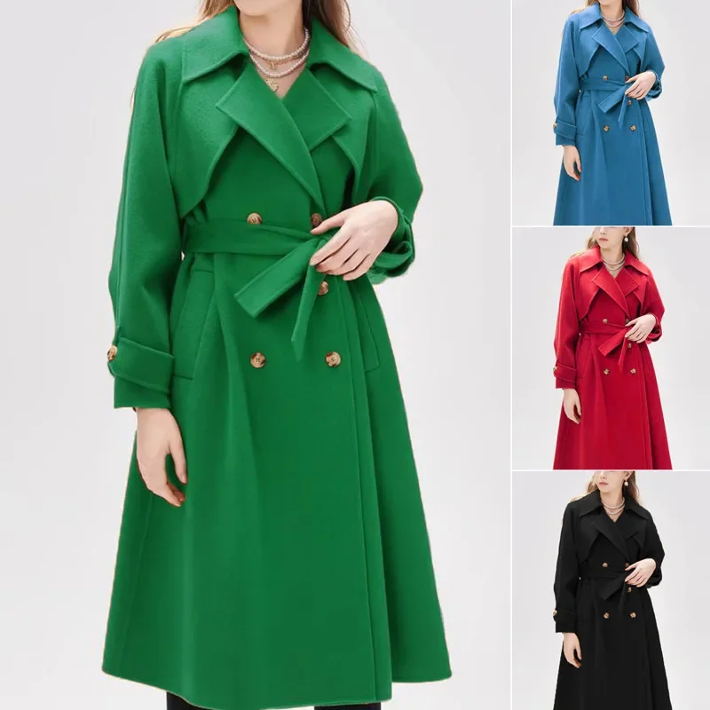 Women Autumn Winter Tweed Coat Solid Color Long Sleeve Turndown Collar Button Lace-up Casual Fashion Warm Comfortable Standard
Women Autumn Winter Tweed Coat Solid Color Long Sleeve Turndown Collar Button Lace-up Casual Fashion Warm Comfortable Standard