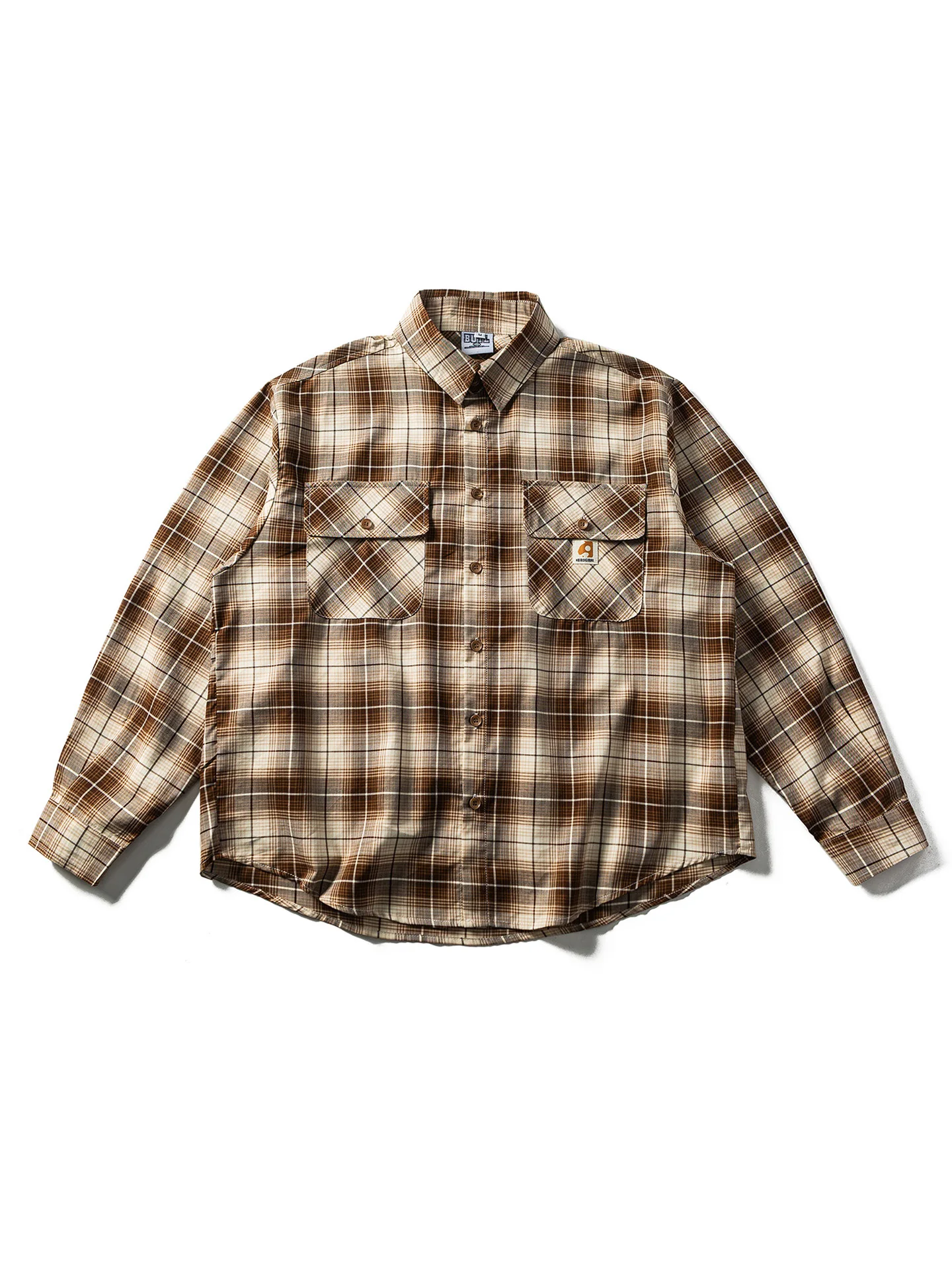 Retro Color Blo Plaid Patchwork Large ket irt Men's Spring New Couple Turn Collar irt Coat Cotton Long Sve Button
Retro Color Blo Plaid Patchwork Large ket irt Men's Spring New Couple Turn Collar irt Coat Cotton Long Sve Button