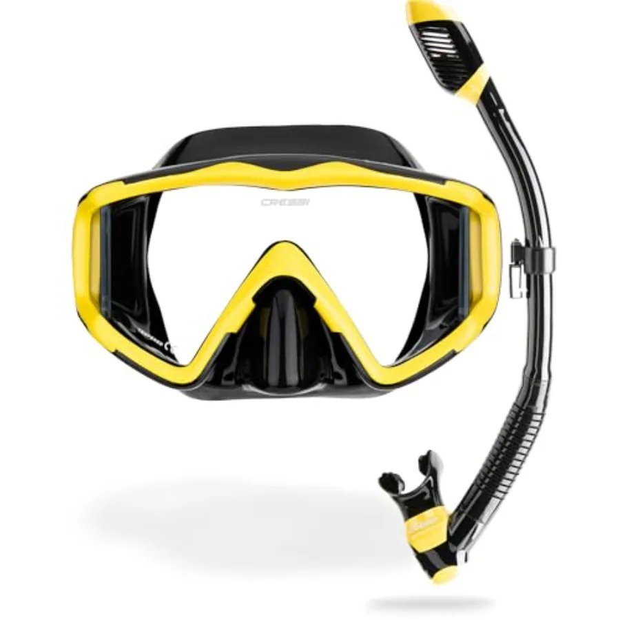 Panoramic Wide View Mask Dry Snorkel Kit for Snorkeling Scuba Diving - Pano 3 Supernova Dry: Designed in Italy
Panoramic Wide View Mask Dry Snorkel Kit for Snorkeling Scuba Diving - Pano 3 Supernova Dry: Designed in Italy