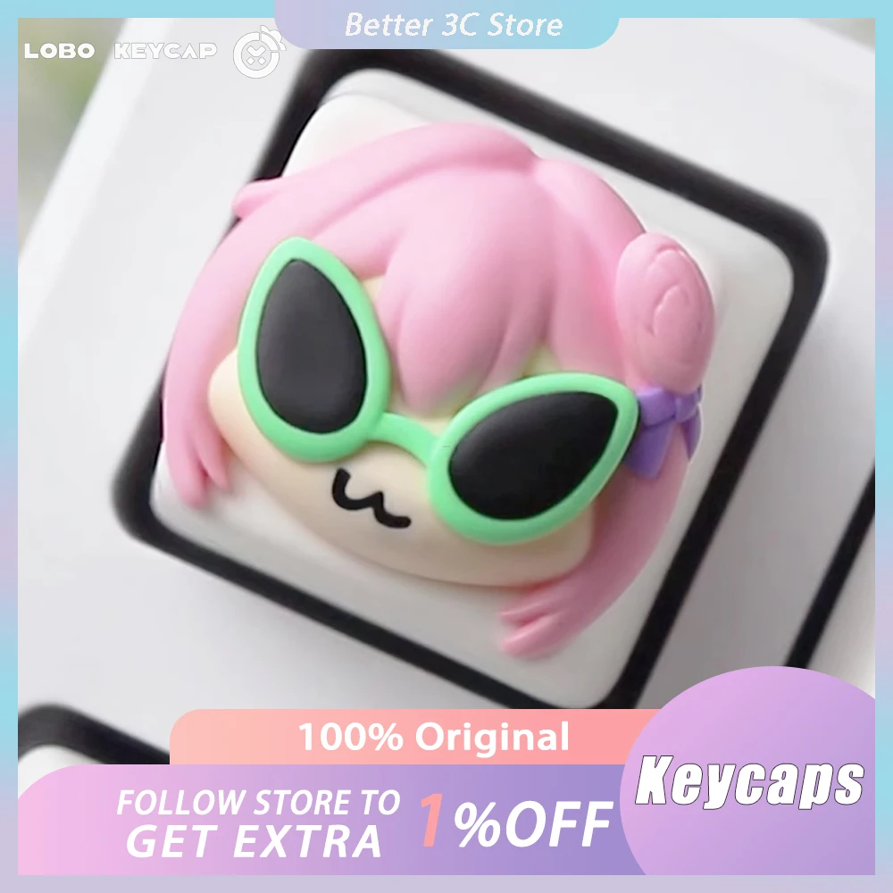 Lobo Doro Keycaps GODDESS OF VICTORY: NIKKE Anime Keycap Dorothy Mechanical Keyboard Keycap Personality Pc Accessories Custom
Lobo Doro Keycaps GODDESS OF VICTORY: NIKKE Anime Keycap Dorothy Mechanical Keyboard Keycap Personality Pc Accessories Custom