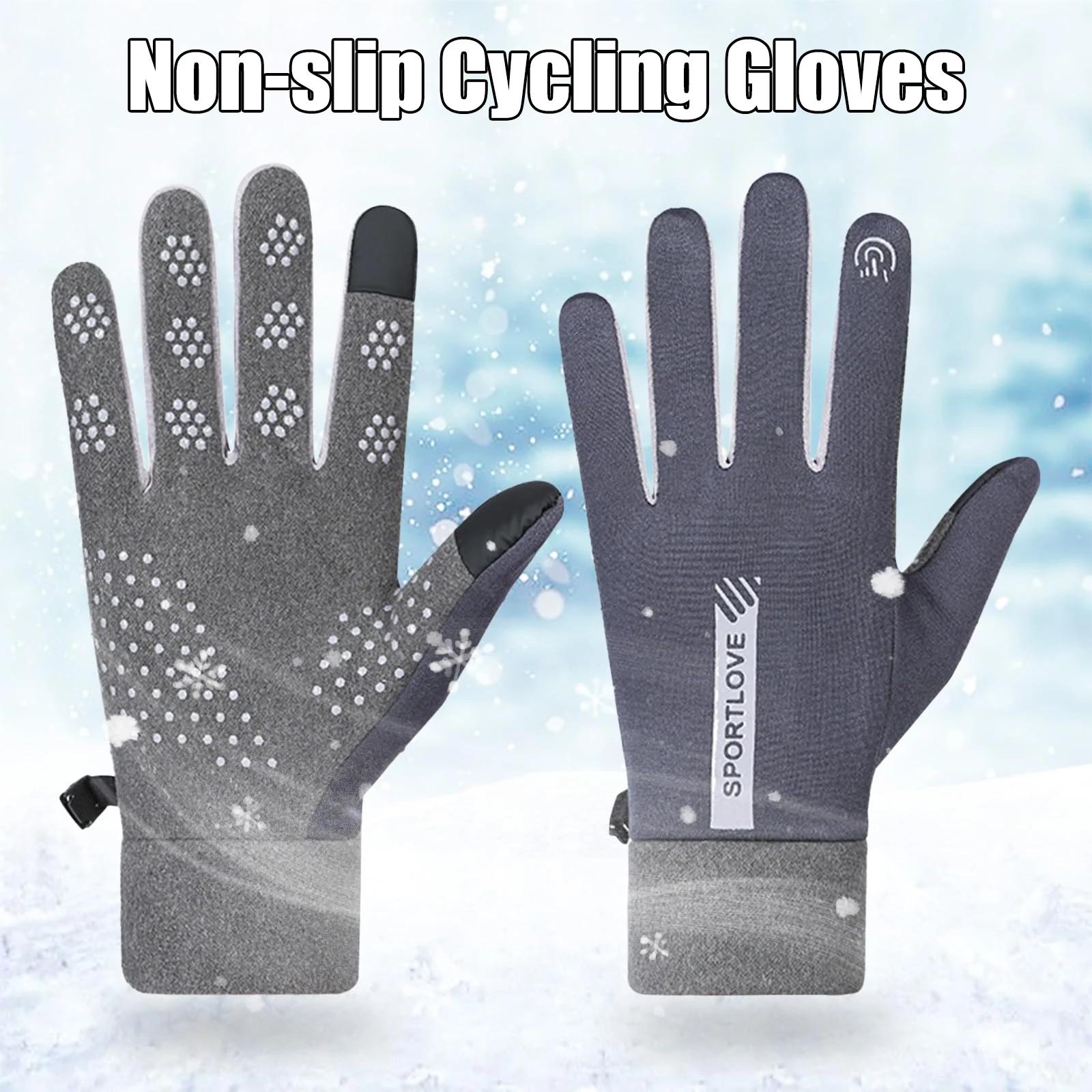 1pc High-End Non-Slip Cycling Gloves, Touch Screen Compatible Finger Design, Lightweight And Warm, Suitable For Outdoor Cycling
1pc High-End Non-Slip Cycling Gloves, Touch Screen Compatible Finger Design, Lightweight And Warm, Suitable For Outdoor Cycling