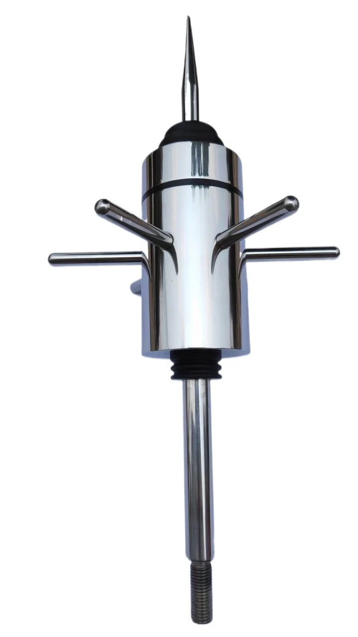 Spear head negative ion lightning rod, advance discharge type, exciter, equipped with connecting rod
Spear head negative ion lightning rod, advance discharge type, exciter, equipped with connecting rod