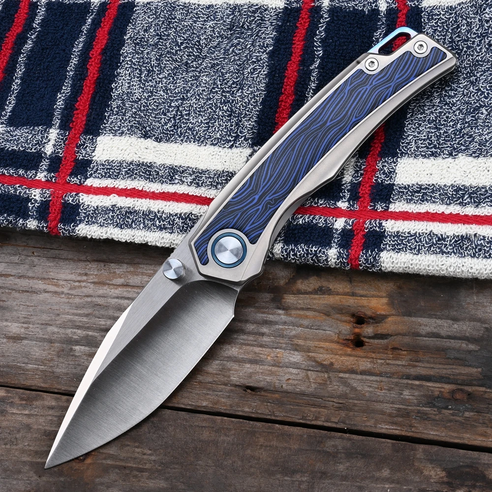TIGEND TS209 Folding Knife Persian Point VG10 Steel Blade Titanium Handle Inlay G10 Pocket EDC Tool Survival Camping Hunting
TIGEND TS209 Folding Knife Persian Point VG10 Steel Blade Titanium Handle Inlay G10 Pocket EDC Tool Survival Camping Hunting