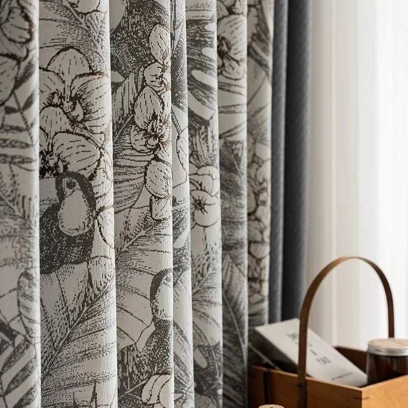 New Design French Luxury Chenille Curtains for Living Room Bedroom American Retro Jacquard Blackout Chinese Hot Style Customize
New Design French Luxury Chenille Curtains for Living Room Bedroom American Retro Jacquard Blackout Chinese Hot Style Customize