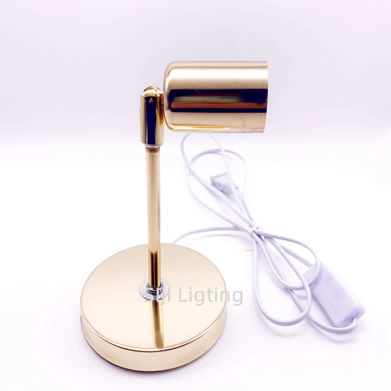 LED Modern Table lamp 180 degrees Turn Lamp Base E27 Socket Lampholder Mood Lamp Desk Lamp Gold Iron Bed Room Lights
LED Modern Table lamp 180 degrees Turn Lamp Base E27 Socket Lampholder Mood Lamp Desk Lamp Gold Iron Bed Room Lights