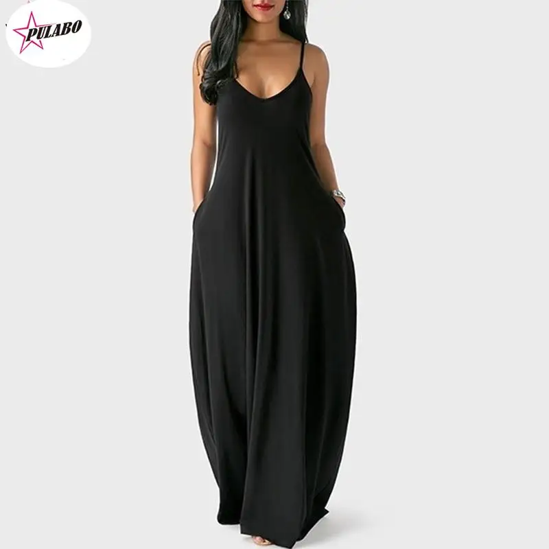 PULABO Dress Women Sexy Sleeveless Backless Party Strap Long Maxi Dresses Office Ladies Casual Summer Vestidos Female
PULABO Dress Women Sexy Sleeveless Backless Party Strap Long Maxi Dresses Office Ladies Casual Summer Vestidos Female