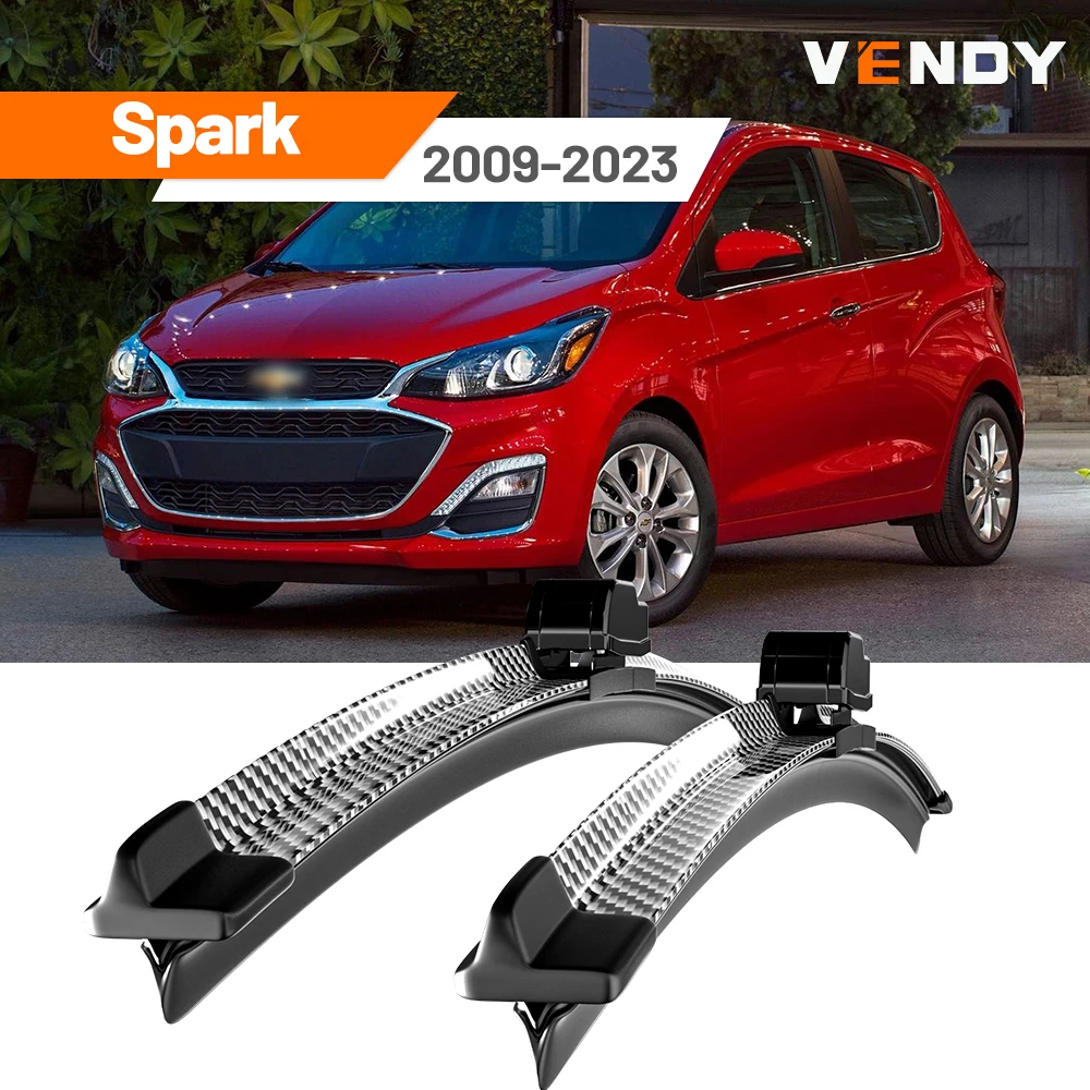 For Chevrolet Spark EV M300 M400 2009-2023 2x 2010 2011 2013 2015 2017 2018 2pcs Front Windshield Wiper Blades Windscreen Wipers 
For Chevrolet Spark EV M300 M400 2009-2023 2x 2010 2011 2013 2015 2017 2018 2pcs Front Windshield Wiper Blades Windscreen Wipers