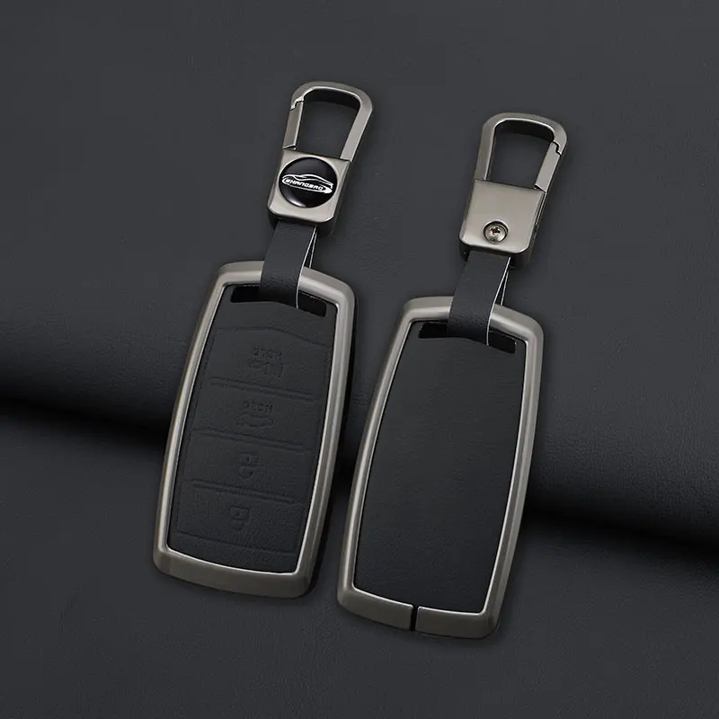 Zinc Alloy Car Key Case Cover Protective Shell Fob For HYUNDAI 2020 Genesis G70 G80 EQ900 G90 Car Interior Keychain Accessories
Zinc Alloy Car Key Case Cover Protective Shell Fob For HYUNDAI 2020 Genesis G70 G80 EQ900 G90 Car Interior Keychain Accessories