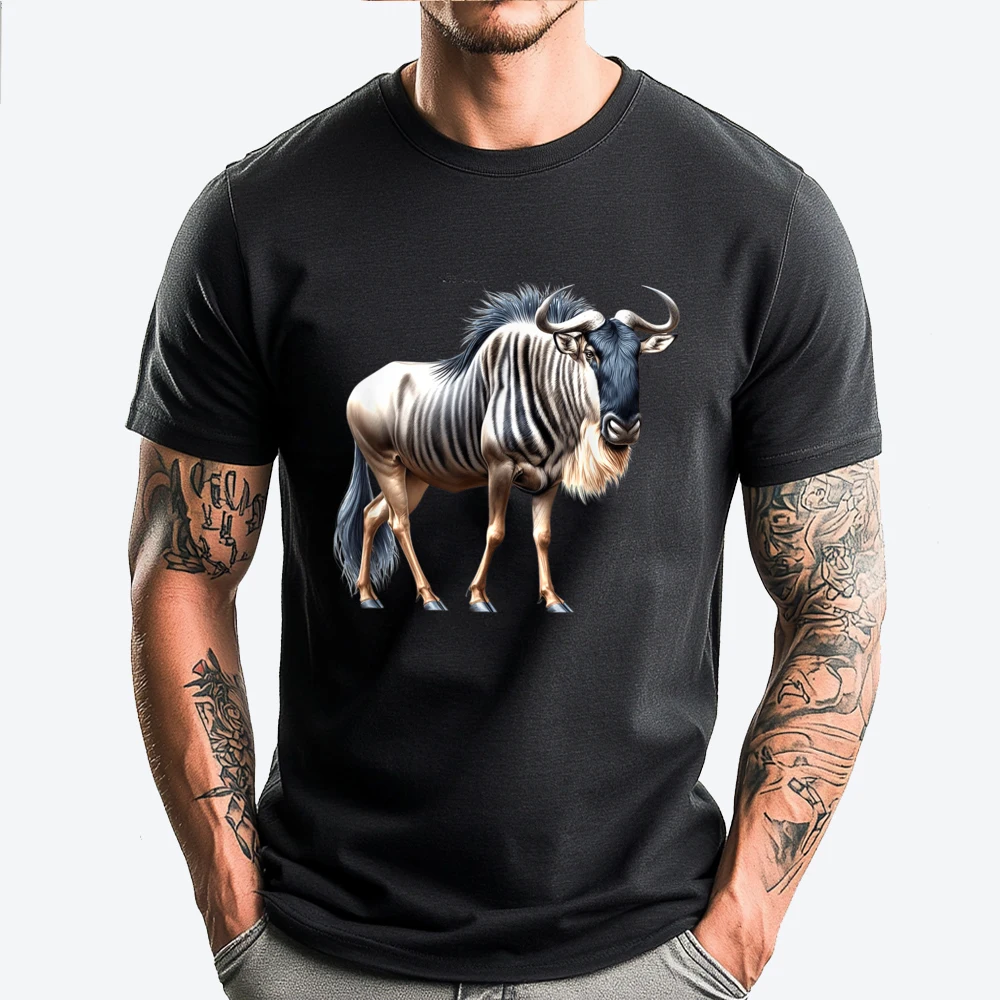 Wildebeest White T Shirt Men Short Sleeve T-Shirt Cinco de Mayo Anime T Shirts Fashionable and Trendy Vintage Tee Shirt
Wildebeest White T Shirt Men Short Sleeve T-Shirt Cinco de Mayo Anime T Shirts Fashionable and Trendy Vintage Tee Shirt