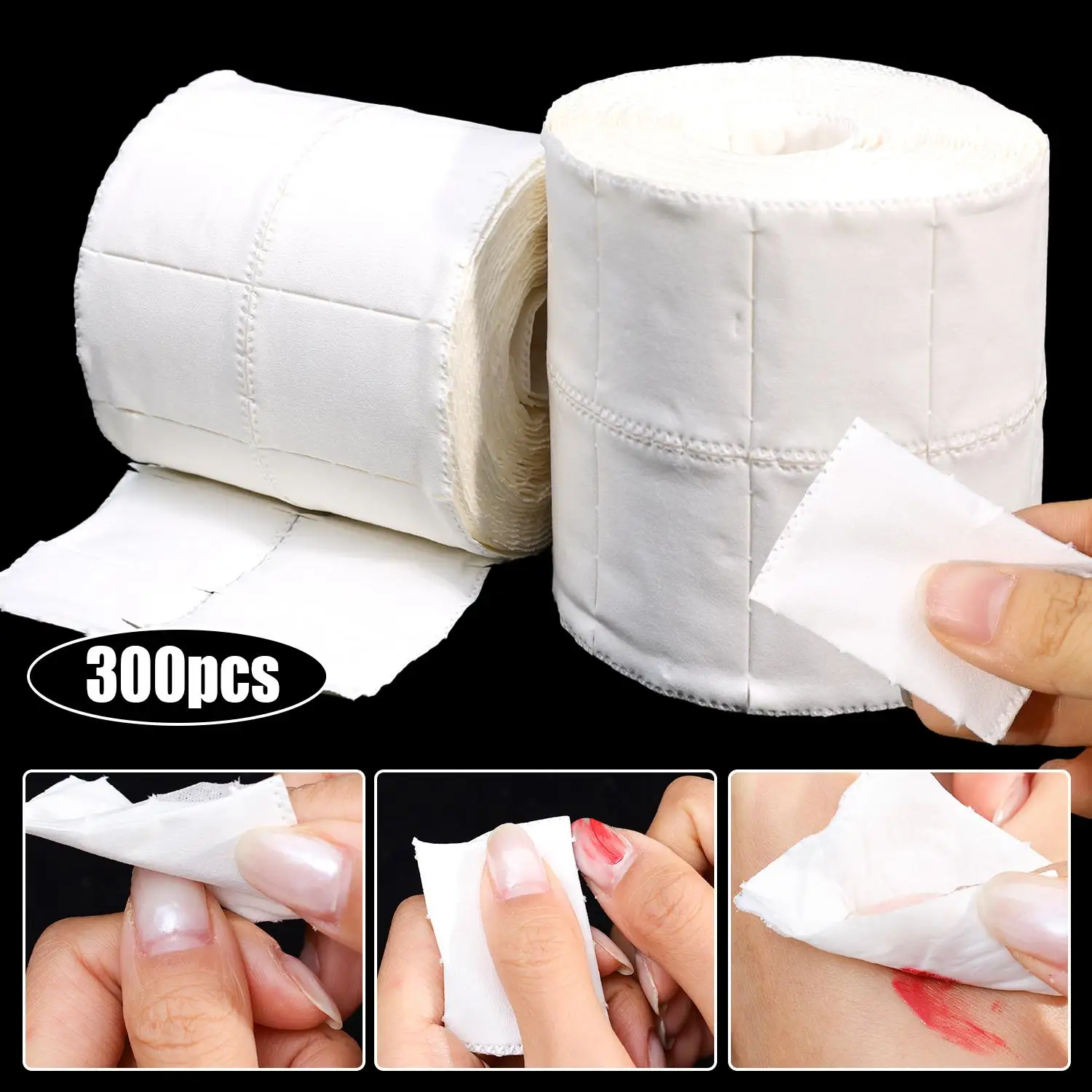 300 шт., безворсовые салфетки для ногтей, рулонные подушечки для снятия гель-лака, косметический очиститель, маникюрный инструмент для профессиональной чистящей бумаги для дизайна ногтей
300 шт., безворсовые салфетки для ногтей, рулонные подушечки для снятия гель-лака, косметический очиститель, маникюрный инструмент для профессиональной чистящей бумаги для дизайна ногтей