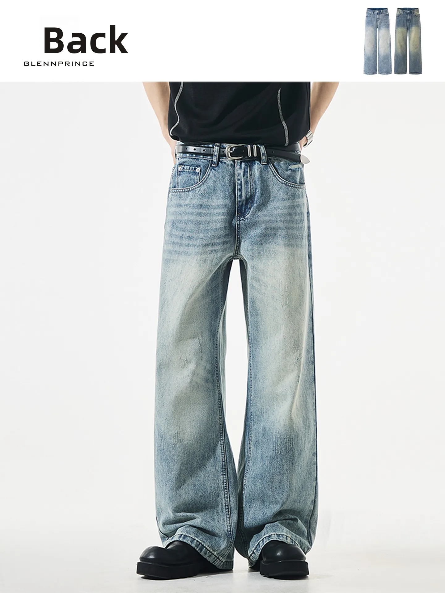 American Retro Washed Straight Leg Men's Jeans Cleanfit High Street Trendy Long Pants Cotton Polyester Blend Breathable Wear ...
American Retro Washed Straight Leg Men's Jeans Cleanfit High Street Trendy Long Pants Cotton Polyester Blend Breathable Wear ...