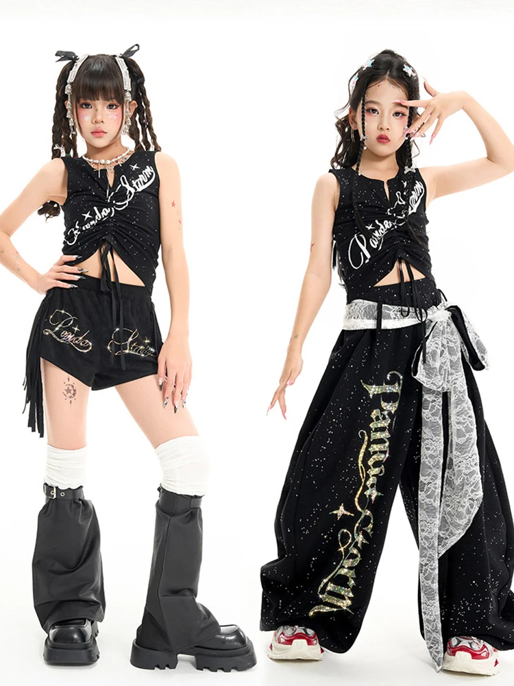 Fashion Hiphop Clothing Jazz Dance Costume Kpop Girls Group Top Pants Streetwear Team Stage Performance Clothes Wearing DN23539
Fashion Hiphop Clothing Jazz Dance Costume Kpop Girls Group Top Pants Streetwear Team Stage Performance Clothes Wearing DN23539