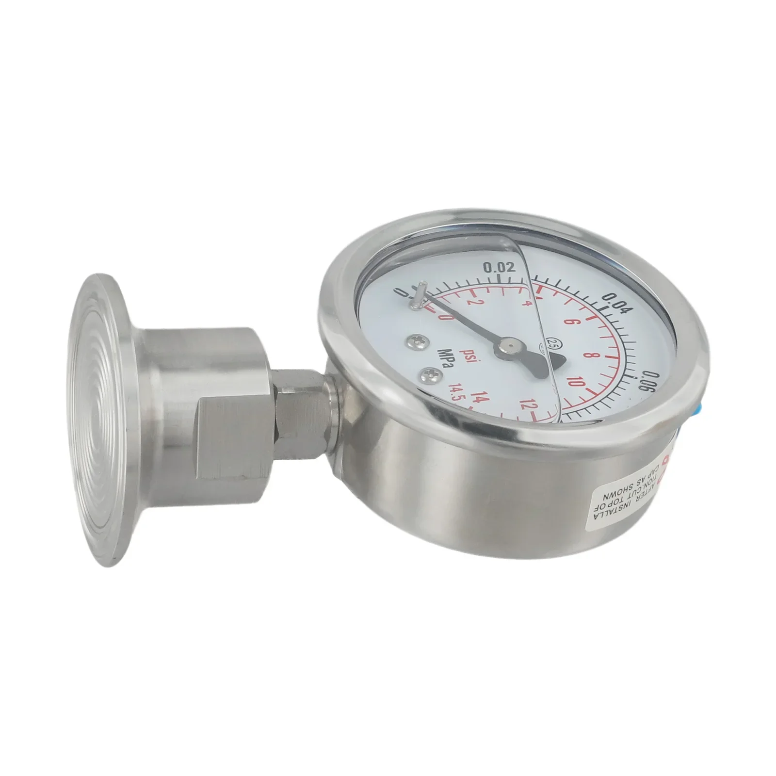 Sanitary Pressure Gauge Diaphragm Gauge 304 Stainless Steel Shell 316L Stainless Steel Diaphragm For Beverage Industry
Sanitary Pressure Gauge Diaphragm Gauge 304 Stainless Steel Shell 316L Stainless Steel Diaphragm For Beverage Industry