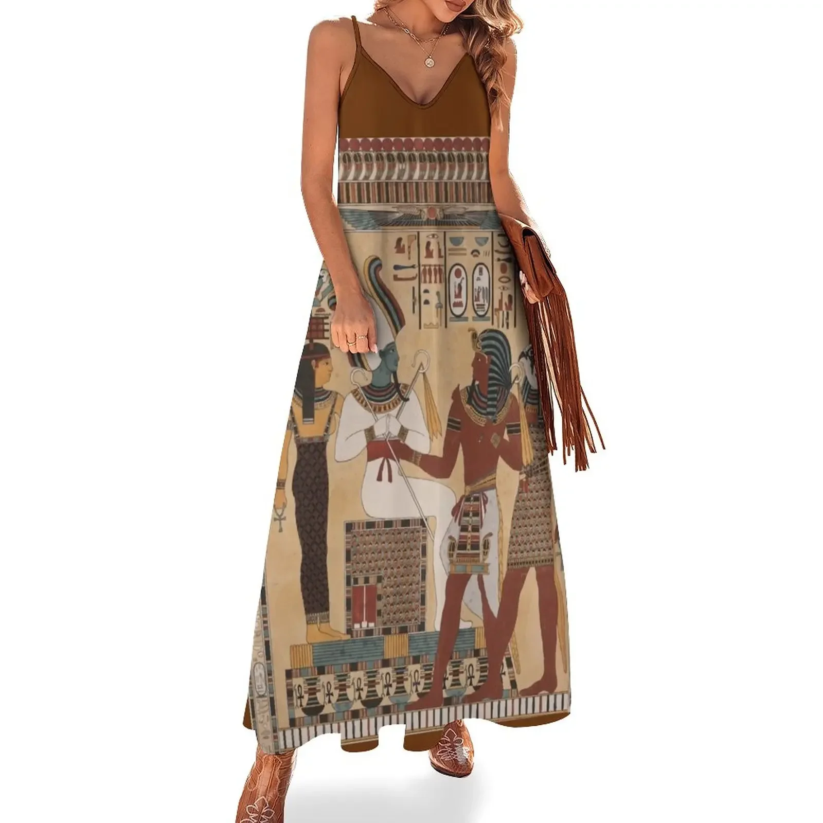 Egyptian gods and pharaohs art Sleeveless Dress loose women's dress prom dresses 2025 Women's summer dress
Egyptian gods and pharaohs art Sleeveless Dress loose women's dress prom dresses 2025 Women's summer dress