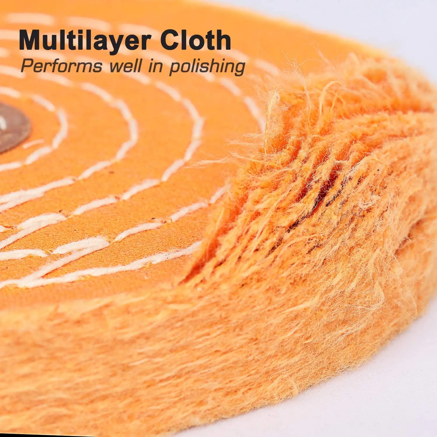 6PCS 6 Inch Cotton Polishing Wheel Set For Bench Grinders Or Drill Bits-White + Yellow + Black-ABGL
6PCS 6 Inch Cotton Polishing Wheel Set For Bench Grinders Or Drill Bits-White + Yellow + Black-ABGL