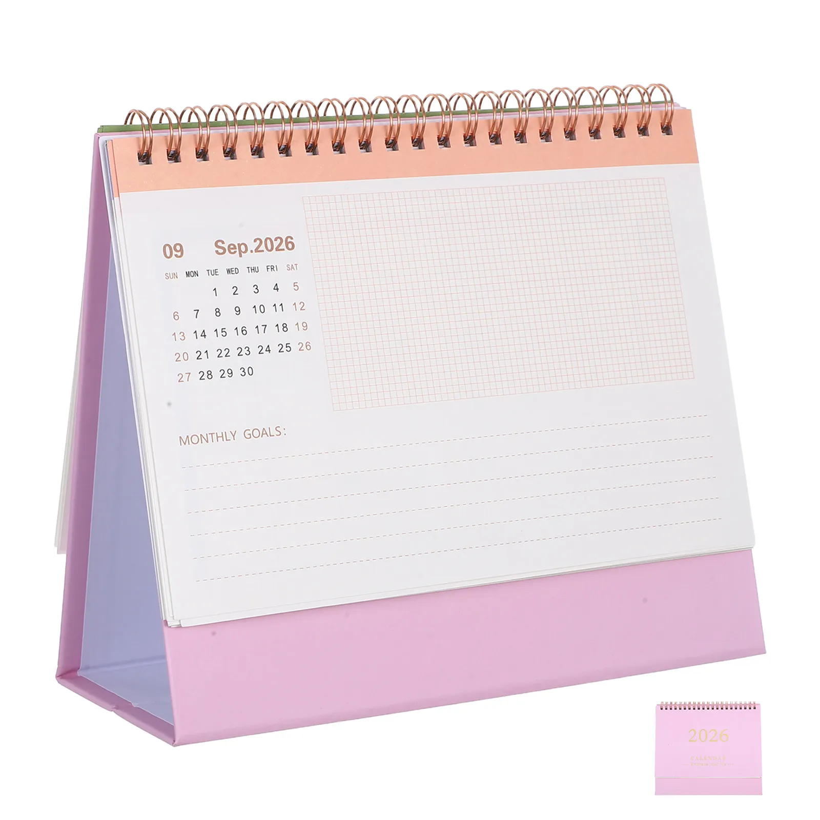 2026 Small Desktop Calendar Compact Foldable Standing Flip Minimalist Monthly Planner Desktop Pad Calendar for Office Home
2026 Small Desktop Calendar Compact Foldable Standing Flip Minimalist Monthly Planner Desktop Pad Calendar for Office Home
