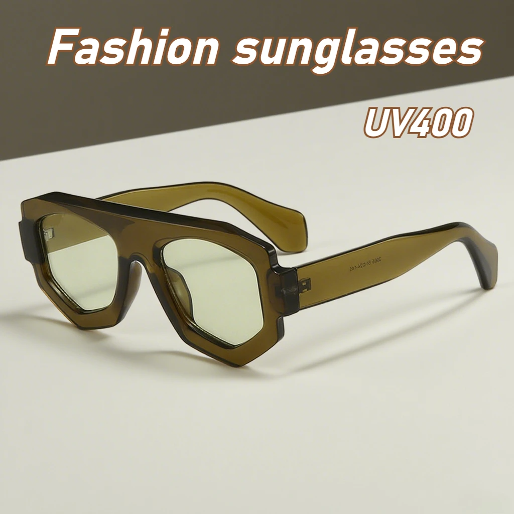 Men Women Fashion Personalized Irregular Full Frame Sunglasses Outdoor Driving Travel UV400 Sunglasses Street Trend Eyewear
Men Women Fashion Personalized Irregular Full Frame Sunglasses Outdoor Driving Travel UV400 Sunglasses Street Trend Eyewear