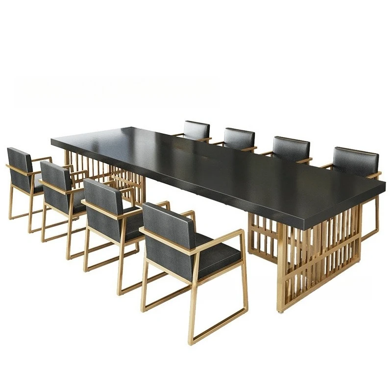 Modern Light Luxury Company Conference Table Personalized Creative Staff Multi-person Office Desk and Chair
Modern Light Luxury Company Conference Table Personalized Creative Staff Multi-person Office Desk and Chair