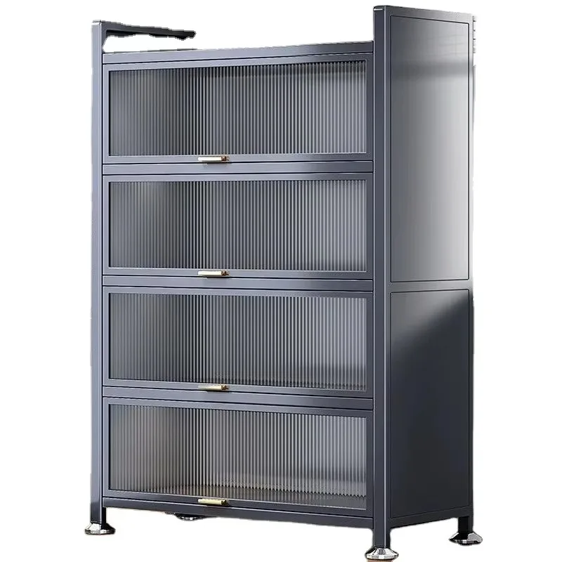 Simple Fashion Multifunctional Kitchen Rack Family Use Multi-layer Flip Door Appliance Storage Cabinet
Simple Fashion Multifunctional Kitchen Rack Family Use Multi-layer Flip Door Appliance Storage Cabinet