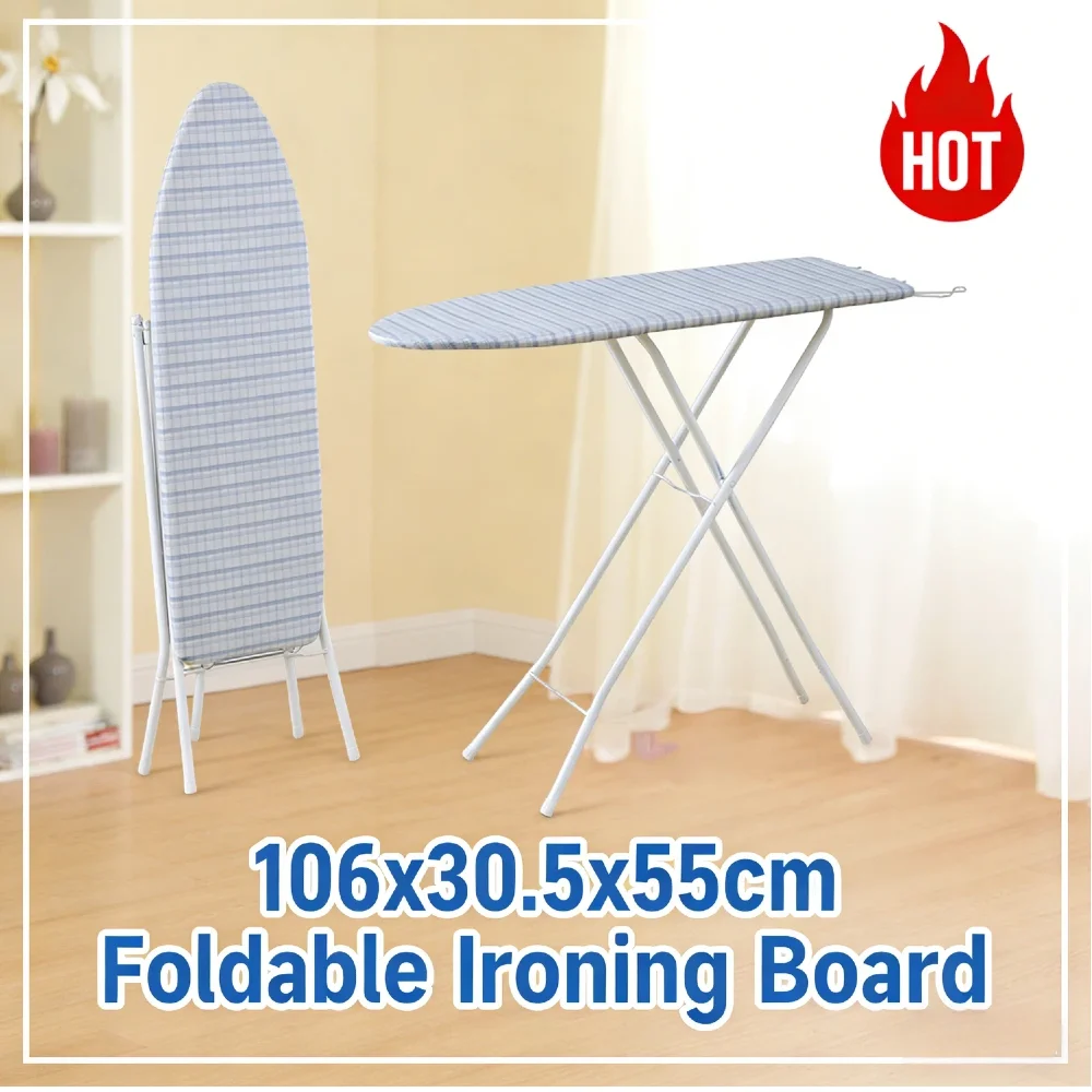 Ironing Board with Iron Rest & Non-Slip Silicone Feet Heat Resistant Cover Foldable Adjustable Height Space-Saving for Laundry R
Ironing Board with Iron Rest & Non-Slip Silicone Feet Heat Resistant Cover Foldable Adjustable Height Space-Saving for Laundry R