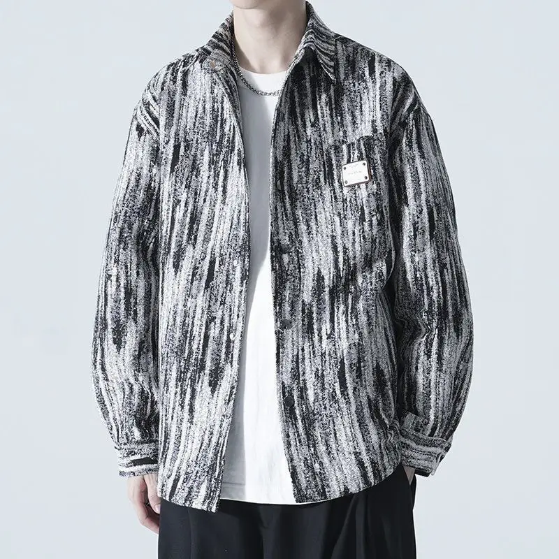 Spring Autumn New Fashion Turn-down Collar Long Sleeve Tie Dye Blouse Men's Clothing Button Trend Chinese Style All-match Shirts
Spring Autumn New Fashion Turn-down Collar Long Sleeve Tie Dye Blouse Men's Clothing Button Trend Chinese Style All-match Shirts