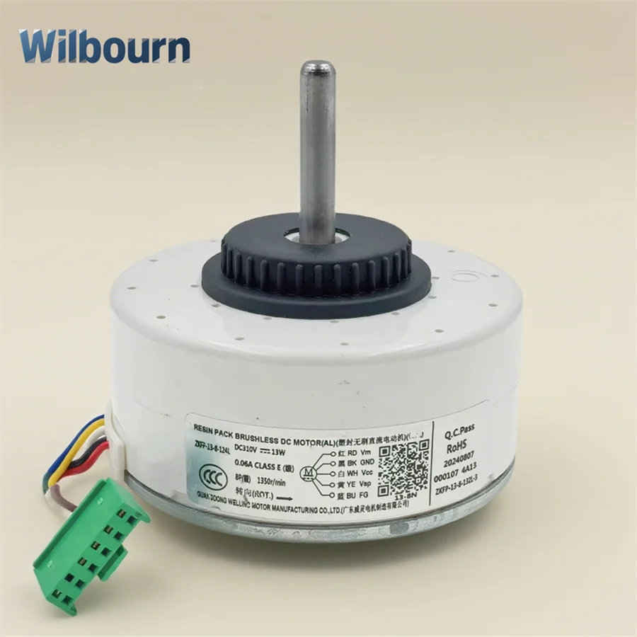 Brand new for AUX air conditioner parts ZKFP-13-8-124L DC310 13W 1350r/min indoor unit DC fan motor 
Brand new for AUX air conditioner parts ZKFP-13-8-124L DC310 13W 1350r/min indoor unit DC fan motor