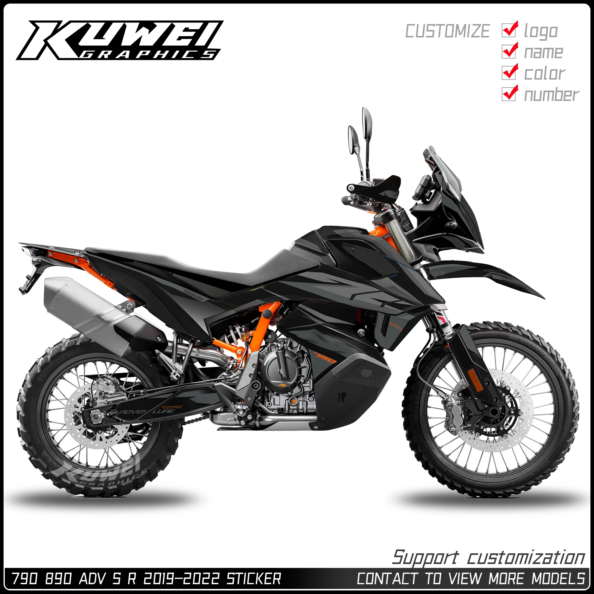 Suitable for Ktm 790 890 Adventure 2019 2020 2021 2022 Graphics Kit Decals Kit Sticker Personalized Customization
Suitable for Ktm 790 890 Adventure 2019 2020 2021 2022 Graphics Kit Decals Kit Sticker Personalized Customization