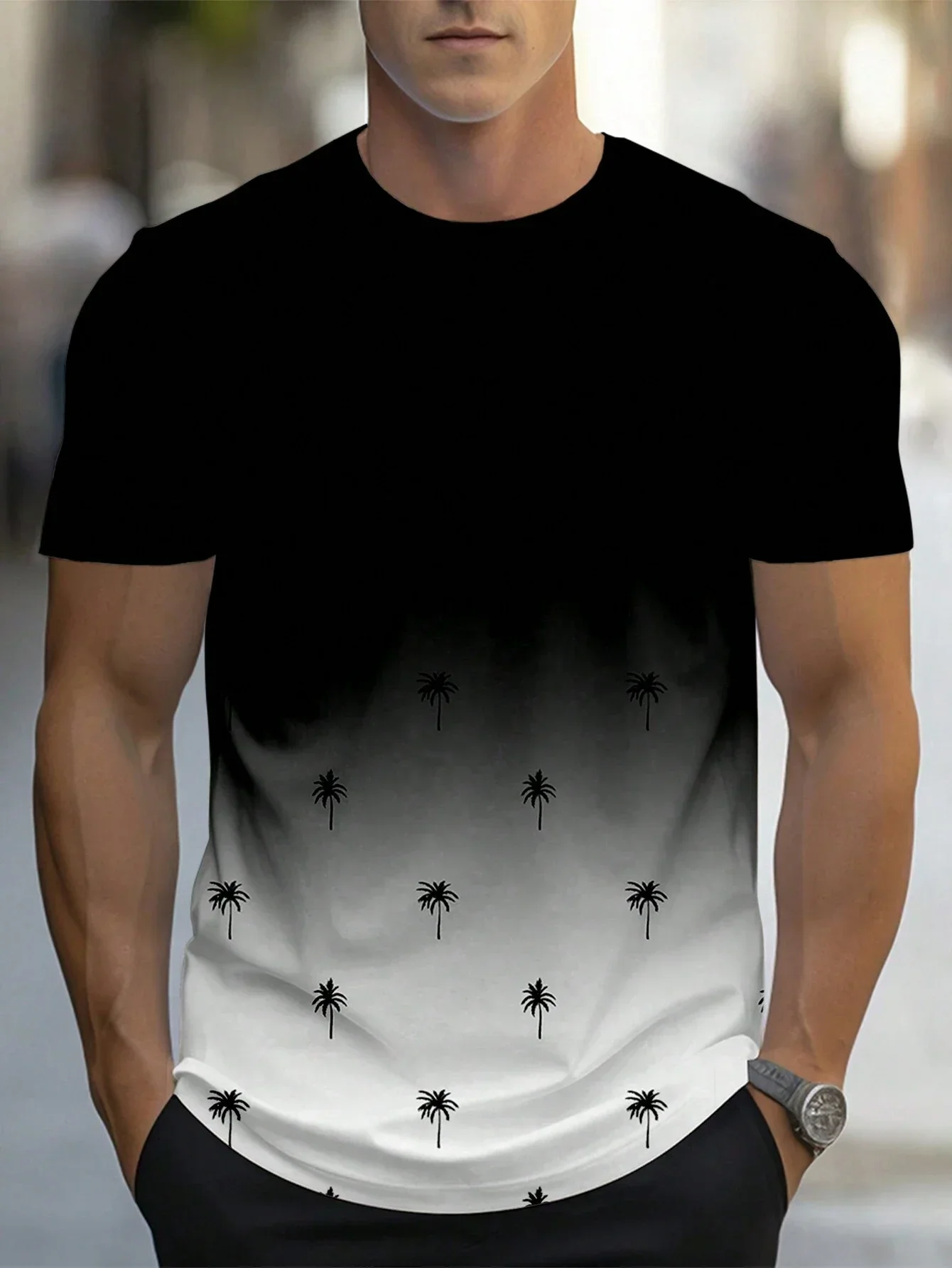 3D Printed Plus-size Men's T-shirt Gradient Harajuku Leisure Sports Quick Drying Breathable Fitness Outdoor Running Short Sleeve
3D Printed Plus-size Men's T-shirt Gradient Harajuku Leisure Sports Quick Drying Breathable Fitness Outdoor Running Short Sleeve