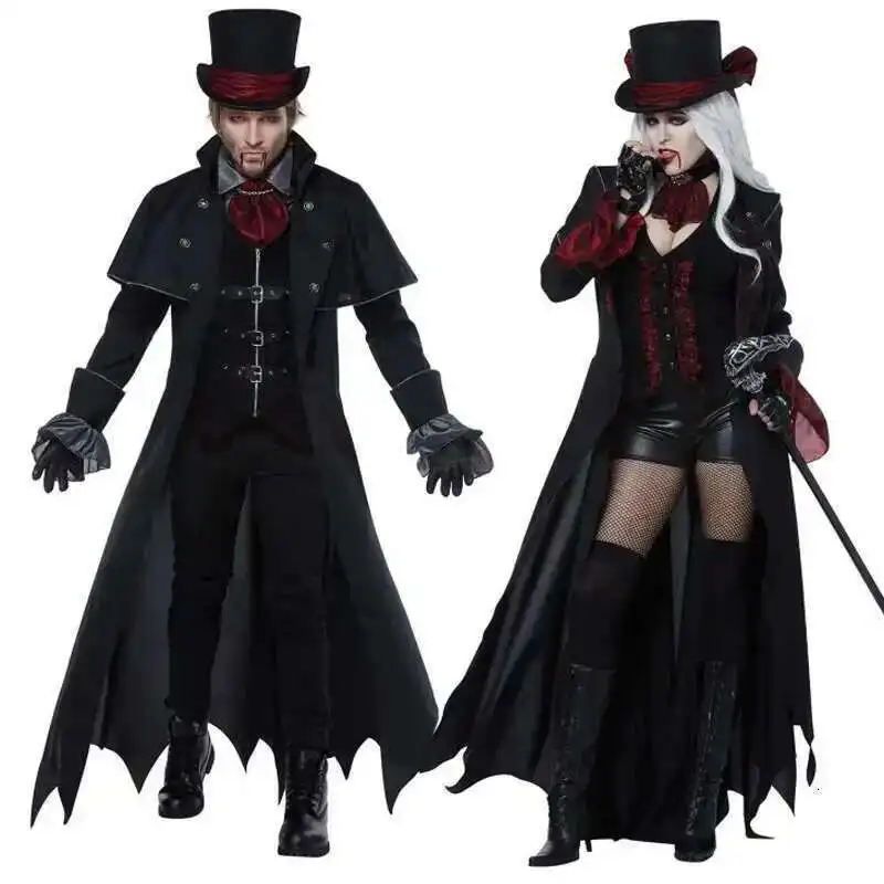 Couple Vampire Costumes For Adults Halloween Party Dresses Movie Fantasy New Collection Cosplay Carnival Dress Up
Couple Vampire Costumes For Adults Halloween Party Dresses Movie Fantasy New Collection Cosplay Carnival Dress Up