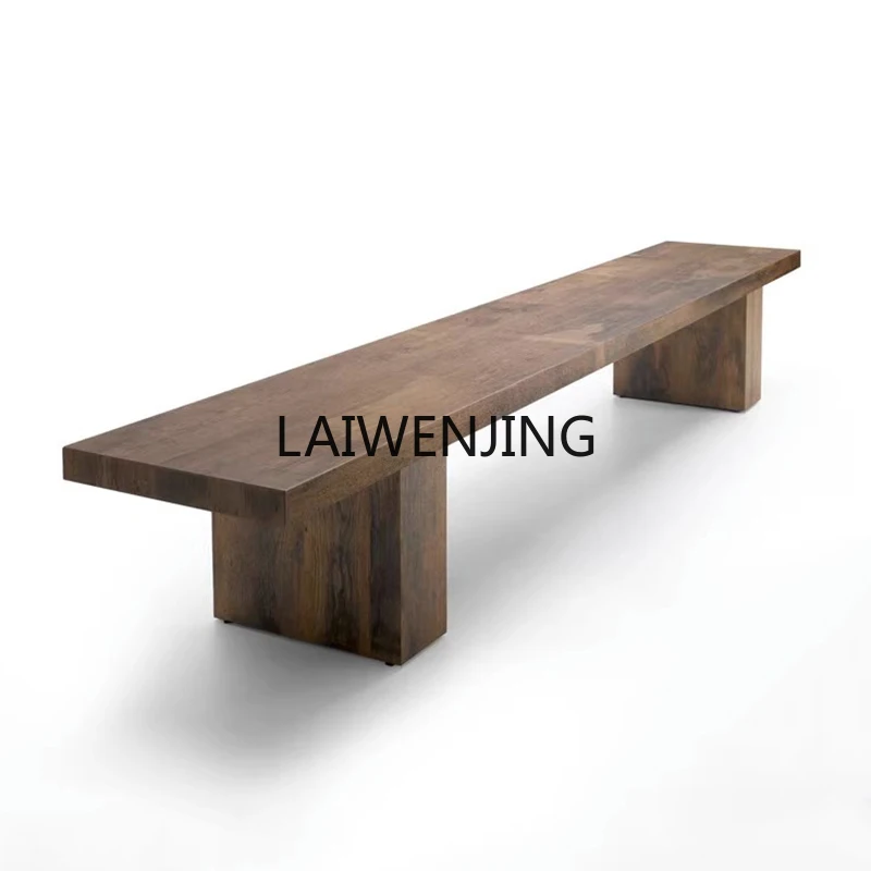 HLZ wabi-sabi wind all solid wood bench household living room wooden bench TV cabinet
HLZ wabi-sabi wind all solid wood bench household living room wooden bench TV cabinet