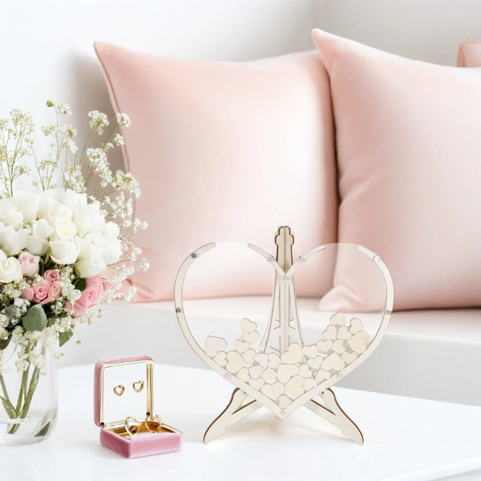 Wooden Wedding Guest Heart Drop Box Rustic Heart Shape Storage Box Blank Wooden Hearts for Wedding Baby Shower Decor
Wooden Wedding Guest Heart Drop Box Rustic Heart Shape Storage Box Blank Wooden Hearts for Wedding Baby Shower Decor