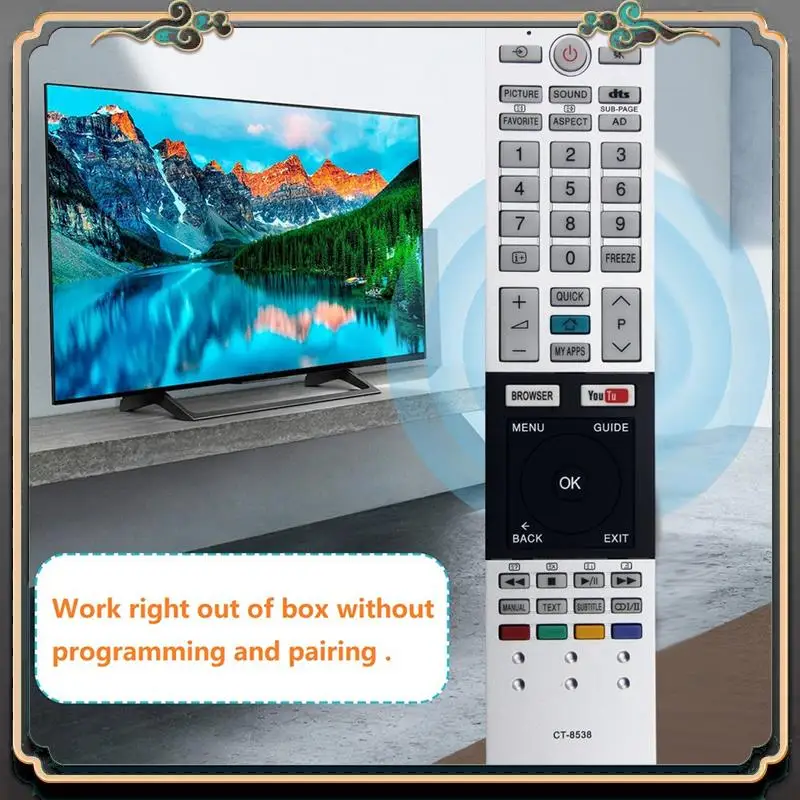 ASMA-замените пульт дистанционного управления CT-8538 CT 8538 для Toshiba CT8538 ЖК-светодиодный пульт дистанционного управления для телевизора
ASMA-замените пульт дистанционного управления CT-8538 CT 8538 для Toshiba CT8538 ЖК-светодиодный пульт дистанционного управления для телевизора