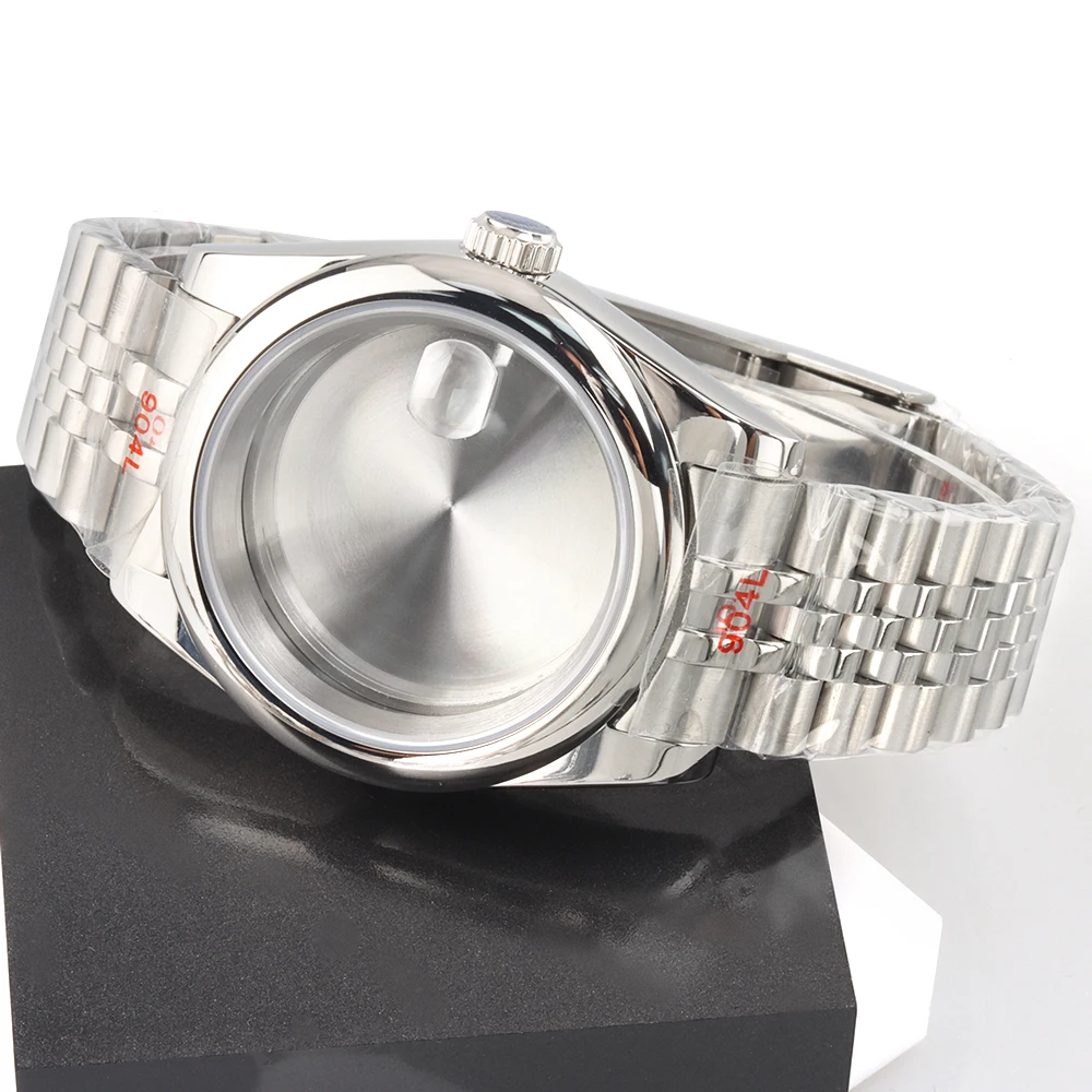 36MM/39MM Watch Case Fit NH35/NH36 Movement Sapphire Glass Round Edge 100m Waterproof Case Presidential Jubilee Oyster Bracelet
36MM/39MM Watch Case Fit NH35/NH36 Movement Sapphire Glass Round Edge 100m Waterproof Case Presidential Jubilee Oyster Bracelet
