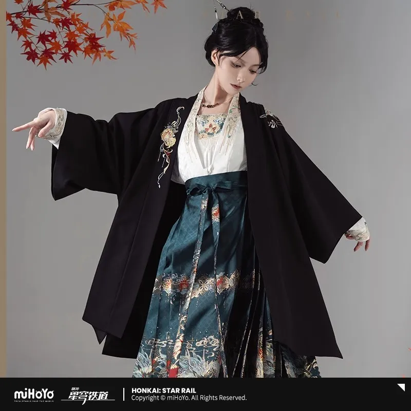 MiHoYo Honkai: Star Rail Dan Heng Moon Drinker Theme Series Embroidered Dragon Pattern Long Coat Anime Game Cosplay Fashion
MiHoYo Honkai: Star Rail Dan Heng Moon Drinker Theme Series Embroidered Dragon Pattern Long Coat Anime Game Cosplay Fashion