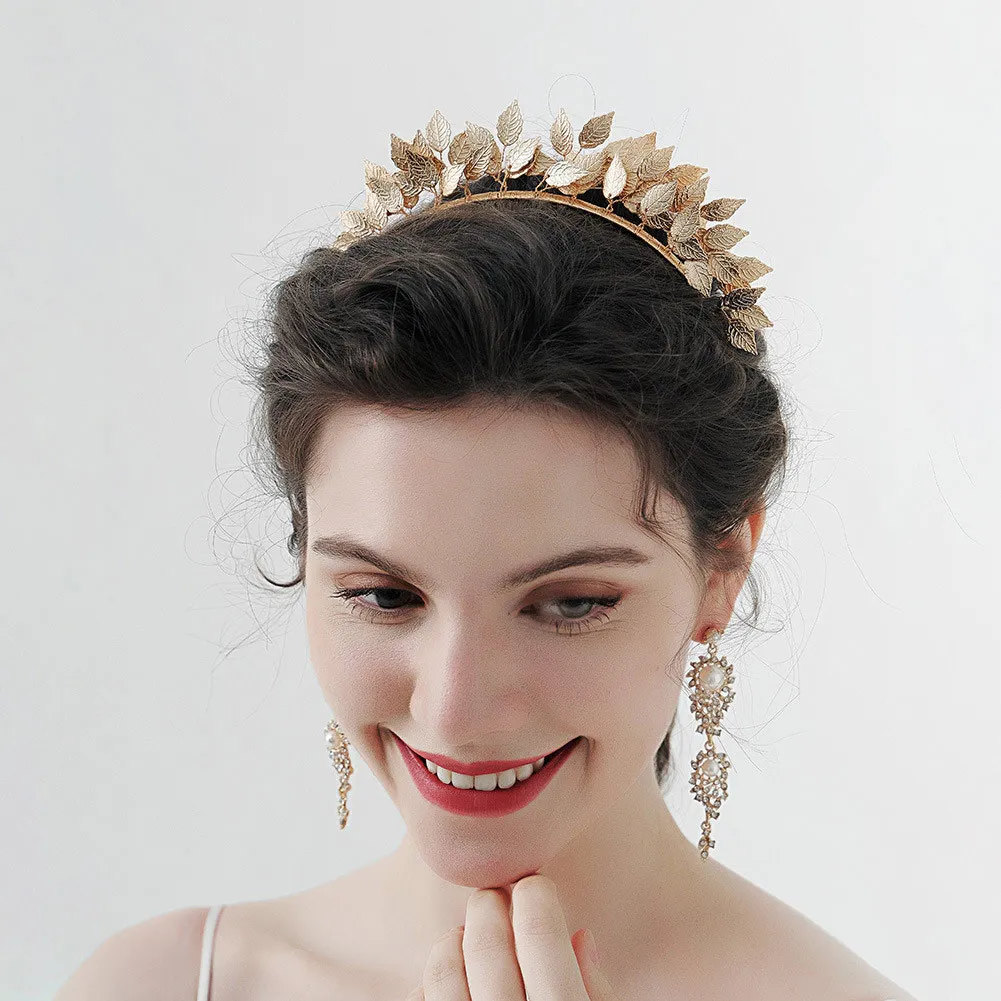 Свадебная корона для волос, ветка листьев римской богини, изящное платье на голову из медного сплава, повязка в стиле бохо Алисы для свадьбы
Свадебная корона для волос, ветка листьев римской богини, изящное платье на голову из медного сплава, повязка в стиле бохо Алисы для свадьбы