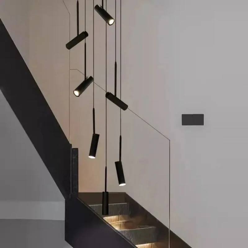 Modern Minimalist Decor Chandelier Black for Living Room Staircase Hotel Pendant Lamp Home Decor Indoor Lighting Luster Fixture
Modern Minimalist Decor Chandelier Black for Living Room Staircase Hotel Pendant Lamp Home Decor Indoor Lighting Luster Fixture