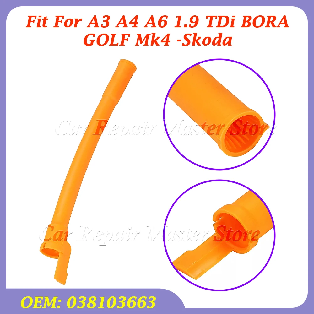 New Oil Dipstick Guide Tube 038103663 Oil Dipstick Catheter Fit For A3 A4 A6 1.9 TDi BORA GOLF Mk4 -Skoda
New Oil Dipstick Guide Tube 038103663 Oil Dipstick Catheter Fit For A3 A4 A6 1.9 TDi BORA GOLF Mk4 -Skoda