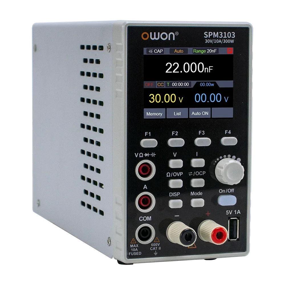 Owon Programmable DC Power Supply with 4 1/2 Digital Multimete Adjustable Voltage Regulator Portable Laboratory Power Supply
Owon Programmable DC Power Supply with 4 1/2 Digital Multimete Adjustable Voltage Regulator Portable Laboratory Power Supply