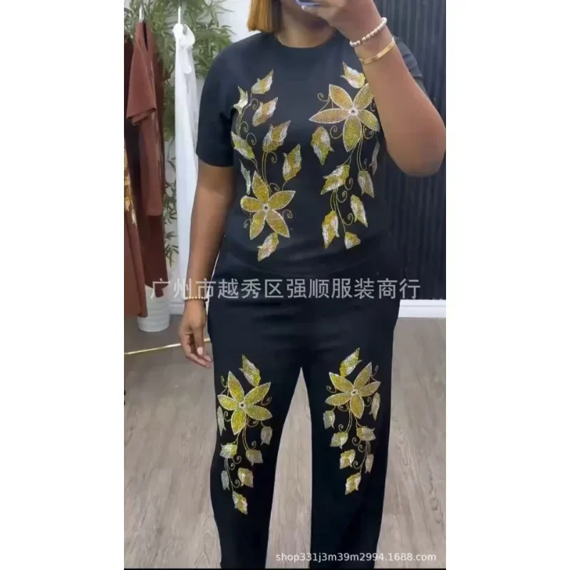 Женские комплекты из 2 предметов Dashiki, Новое поступление в африканском стиле, летние и осенние одинаковые комплекты, комплекты из двух предметов, топ, брюки, костюмы, одежда
Женские комплекты из 2 предметов Dashiki, Новое поступление в африканском стиле, летние и осенние одинаковые комплекты, комплекты из двух предметов, топ, брюки, костюмы, одежда